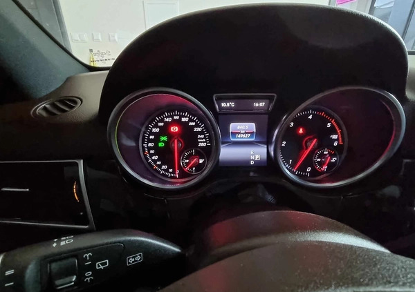 Mercedes-Benz GLE cena 170000 przebieg: 153000, rok produkcji 2016 z Kolonowskie małe 172